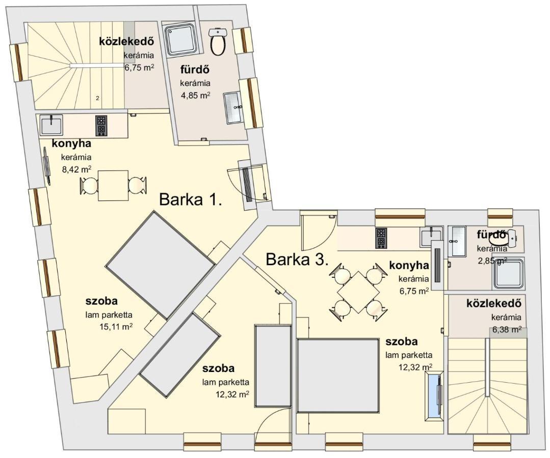 Barka Apartman Eger Esterno foto
